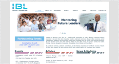 Desktop Screenshot of iblglobal.com